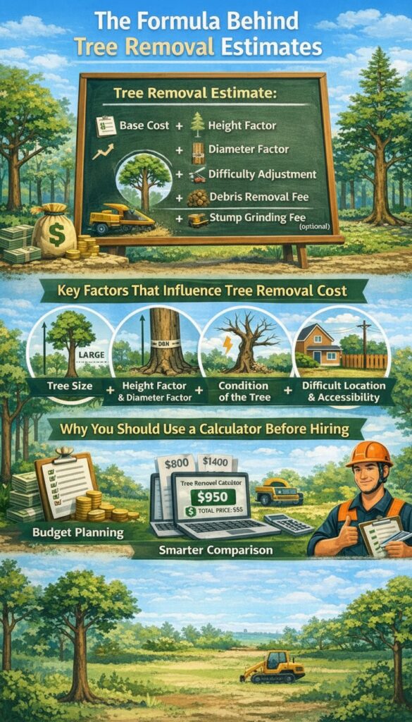 How Does a Tree Removal Cost Calculator Work