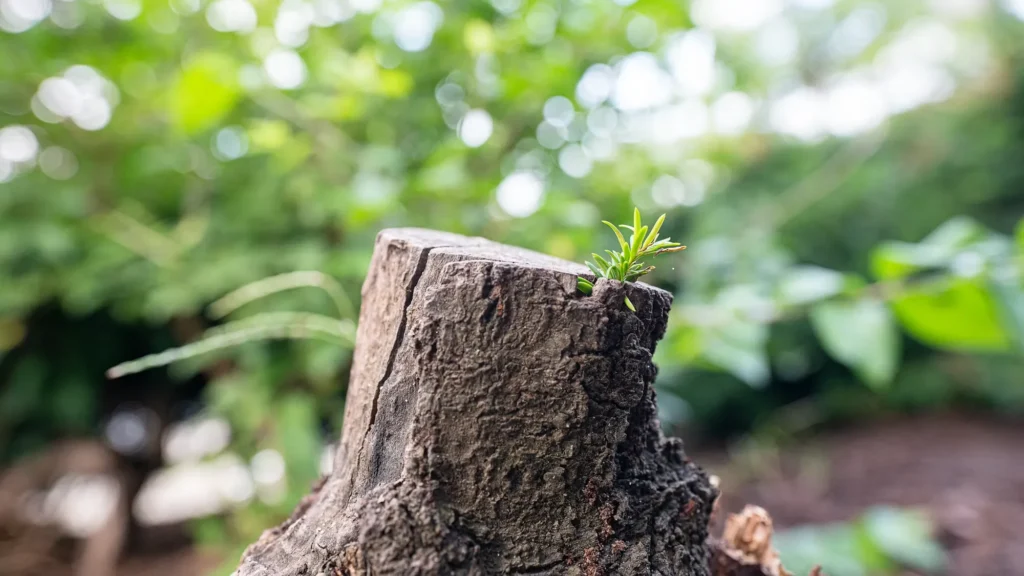 what happens if you leave a tree stump in the ground